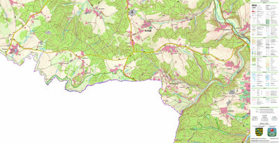 Staatsbetrieb Geobasisinformation und Vermessung Sachsen Eichigt, Eichigt (1:25,000 scale) digital map