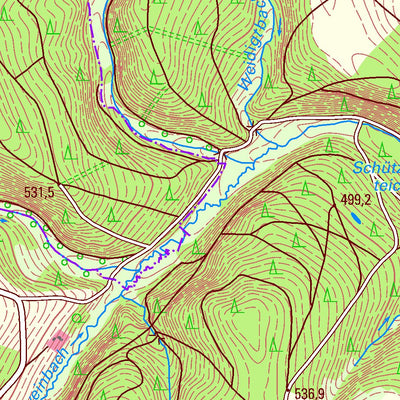 Staatsbetrieb Geobasisinformation und Vermessung Sachsen Eichigt, Eichigt (1:25,000 scale) digital map