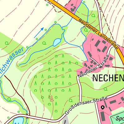 Staatsbetrieb Geobasisinformation und Vermessung Sachsen Eiserode, Löbau, Stadt (1:10,000 scale) digital map