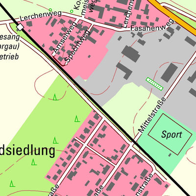 Staatsbetrieb Geobasisinformation und Vermessung Sachsen Elsnig, Elsnig (1:10,000 scale) digital map