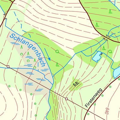 Staatsbetrieb Geobasisinformation und Vermessung Sachsen Elterlein, Elterlein, Stadt (1:10,000 scale) digital map
