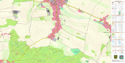 Staatsbetrieb Geobasisinformation und Vermessung Sachsen Eppendorf, Eppendorf (1:10,000 scale) digital map