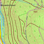 Staatsbetrieb Geobasisinformation und Vermessung Sachsen Erlabrunn, Breitenbrunn/Erzgeb. (1:10,000 scale) digital map