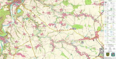 Staatsbetrieb Geobasisinformation und Vermessung Sachsen Erlau, Erlau (1:25,000 scale) digital map