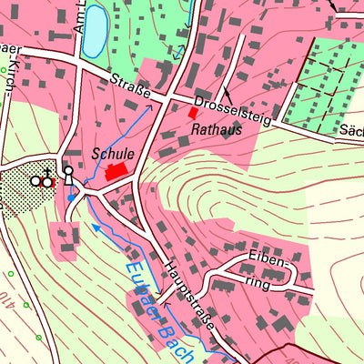Staatsbetrieb Geobasisinformation und Vermessung Sachsen Euba, Chemnitz, Stadt (1:10,000 scale) digital map