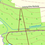 Staatsbetrieb Geobasisinformation und Vermessung Sachsen Falkenhain, Lossatal (1:10,000 scale) digital map