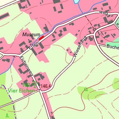 Staatsbetrieb Geobasisinformation und Vermessung Sachsen Falkenhain, Lossatal (1:10,000 scale) digital map