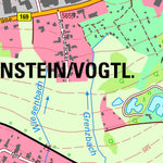 Staatsbetrieb Geobasisinformation und Vermessung Sachsen Falkenstein/Vogtl., Falkenstein/Vogtl., Stadt (1:10,000 scale) digital map