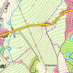 Staatsbetrieb Geobasisinformation und Vermessung Sachsen Falkenstein/Vogtl., Falkenstein/Vogtl., Stadt (1:25,000 scale) digital map