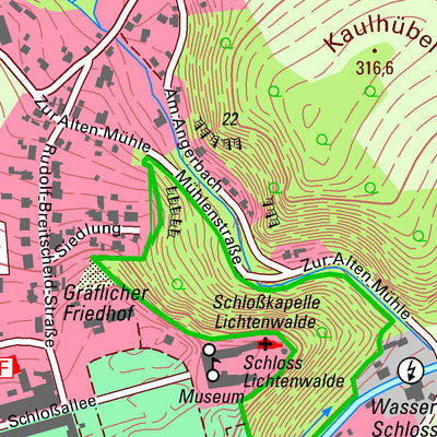 Staatsbetrieb Geobasisinformation und Vermessung Sachsen Frankenberg/Sa., Frankenberg/Sa., Stadt (1:10,000 scale) digital map