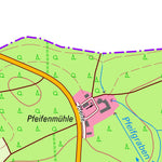 Staatsbetrieb Geobasisinformation und Vermessung Sachsen Frauenhain, Röderaue 2 (1:10,000 scale) digital map