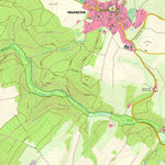 Staatsbetrieb Geobasisinformation und Vermessung Sachsen Frauenstein, Frauenstein, Stadt (1:10,000 scale) digital map