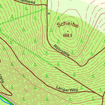 Staatsbetrieb Geobasisinformation und Vermessung Sachsen Frauenstein, Frauenstein, Stadt (1:10,000 scale) digital map