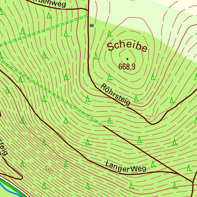 Staatsbetrieb Geobasisinformation und Vermessung Sachsen Frauenstein, Frauenstein, Stadt (1:10,000 scale) digital map