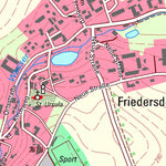 Staatsbetrieb Geobasisinformation und Vermessung Sachsen Friedersdorf, Markersdorf (1:10,000 scale) digital map