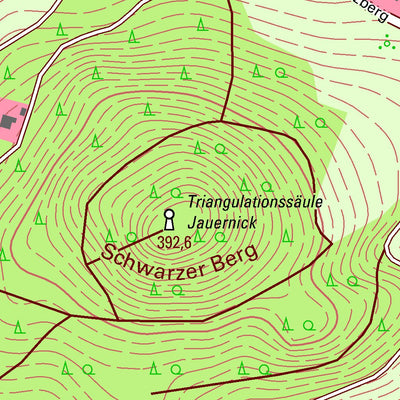 Staatsbetrieb Geobasisinformation und Vermessung Sachsen Friedersdorf, Markersdorf (1:10,000 scale) digital map