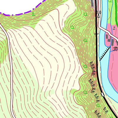 Staatsbetrieb Geobasisinformation und Vermessung Sachsen Fröbersgrün, Rosenbach/Vogtl. 1 (1:10,000 scale) digital map