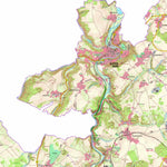 Staatsbetrieb Geobasisinformation und Vermessung Sachsen Fröbersgrün, Rosenbach/Vogtl. (1:25,000 scale) digital map