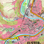 Staatsbetrieb Geobasisinformation und Vermessung Sachsen Fröbersgrün, Rosenbach/Vogtl. (1:25,000 scale) digital map