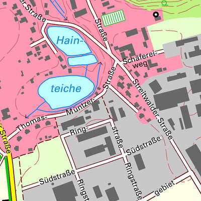 Staatsbetrieb Geobasisinformation und Vermessung Sachsen Frohburg, Frohburg, Stadt (1:10,000 scale) digital map