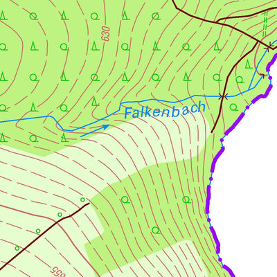 Staatsbetrieb Geobasisinformation und Vermessung Sachsen Fürstenwalde, Altenberg, Stadt (1:10,000 scale) digital map