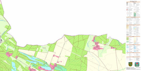 Staatsbetrieb Geobasisinformation und Vermessung Sachsen Gablenz, Gablenz (1:10,000 scale) digital map