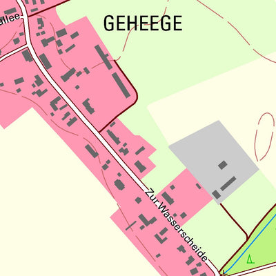 Staatsbetrieb Geobasisinformation und Vermessung Sachsen Geheege, Rothenburg/O.L., Stadt (1:10,000 scale) digital map