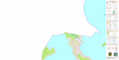 Staatsbetrieb Geobasisinformation und Vermessung Sachsen Geierswalde, Elsterheide 3 (1:10,000 scale) digital map