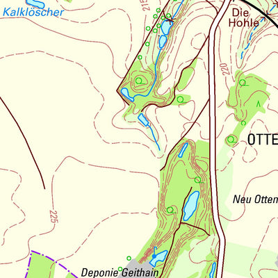 Staatsbetrieb Geobasisinformation und Vermessung Sachsen Geithain, Geithain, Stadt (1:25,000 scale) digital map