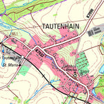 Staatsbetrieb Geobasisinformation und Vermessung Sachsen Geithain, Geithain, Stadt (1:25,000 scale) digital map