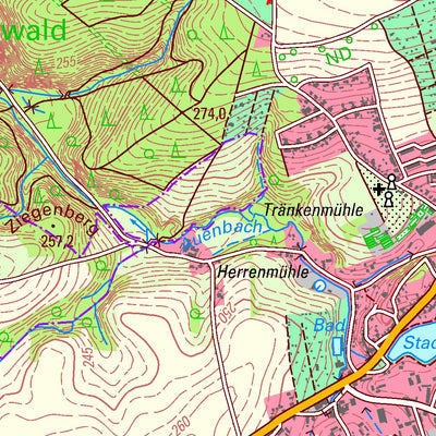 Staatsbetrieb Geobasisinformation und Vermessung Sachsen Geringswalde, Geringswalde, Stadt (1:25,000 scale) digital map