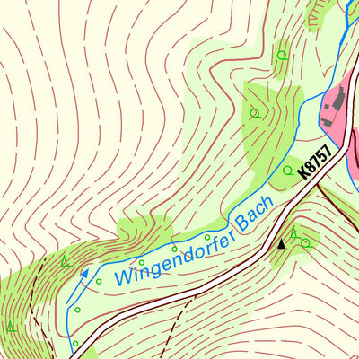Staatsbetrieb Geobasisinformation und Vermessung Sachsen Gersdorf, Bahretal (1:10,000 scale) digital map