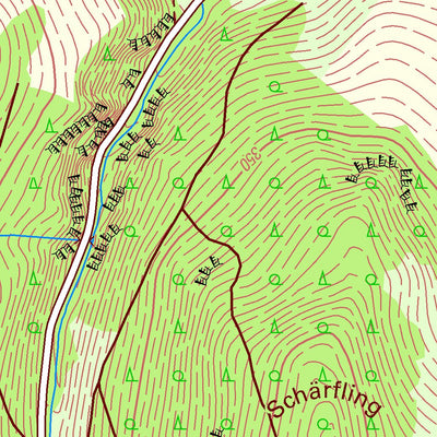 Staatsbetrieb Geobasisinformation und Vermessung Sachsen Gersdorf, Bahretal (1:10,000 scale) digital map
