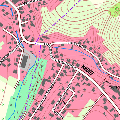 Staatsbetrieb Geobasisinformation und Vermessung Sachsen Gersdorf, Gersdorf (1:10,000 scale) digital map