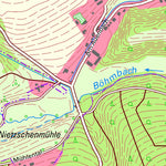 Staatsbetrieb Geobasisinformation und Vermessung Sachsen Gersdorf, Hartha, Stadt (1:10,000 scale) digital map