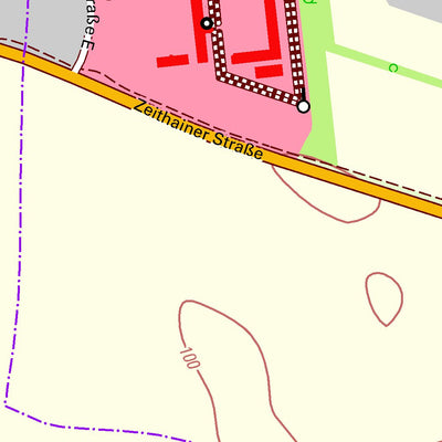 Staatsbetrieb Geobasisinformation und Vermessung Sachsen Glaubitz, Glaubitz (1:10,000 scale) digital map