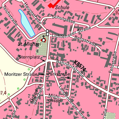 Staatsbetrieb Geobasisinformation und Vermessung Sachsen Glaubitz, Glaubitz (1:10,000 scale) digital map