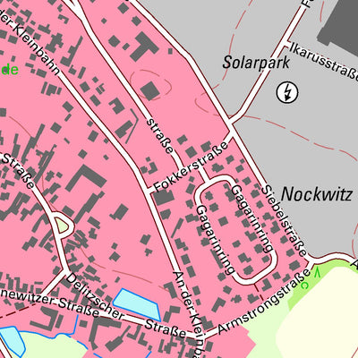 Staatsbetrieb Geobasisinformation und Vermessung Sachsen Glesien, Schkeuditz, Stadt (1:10,000 scale) digital map