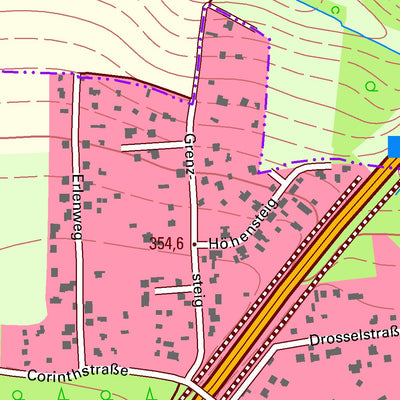 Staatsbetrieb Geobasisinformation und Vermessung Sachsen Glösa-Draisdorf, Chemnitz, Stadt (1:10,000 scale) digital map