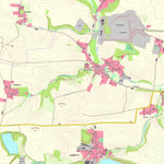Staatsbetrieb Geobasisinformation und Vermessung Sachsen Glossen, Mügeln, Stadt (1:10,000 scale) digital map