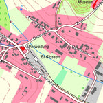 Staatsbetrieb Geobasisinformation und Vermessung Sachsen Glossen, Mügeln, Stadt (1:10,000 scale) digital map
