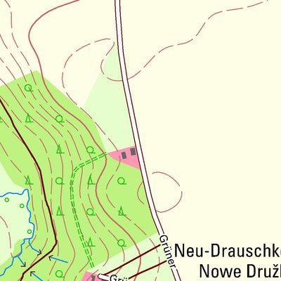 Staatsbetrieb Geobasisinformation und Vermessung Sachsen Gnaschwitz, Doberschau-Gaußig (1:10,000 scale) digital map