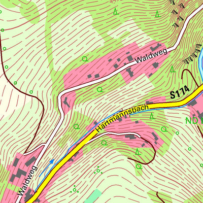Staatsbetrieb Geobasisinformation und Vermessung Sachsen Göppersdorf, Bahretal (1:10,000 scale) digital map