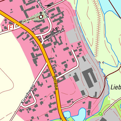 Staatsbetrieb Geobasisinformation und Vermessung Sachsen Greudnitz, Dommitzsch, Stadt (1:10,000 scale) digital map