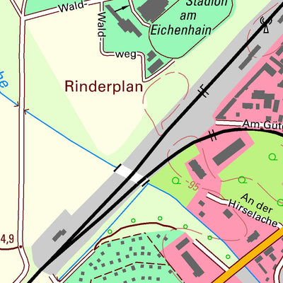 Staatsbetrieb Geobasisinformation und Vermessung Sachsen Gröditz, Gröditz, Stadt (1:10,000 scale) digital map