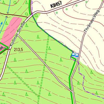 Staatsbetrieb Geobasisinformation und Vermessung Sachsen Groß Radisch, Hohendubrau (1:10,000 scale) digital map