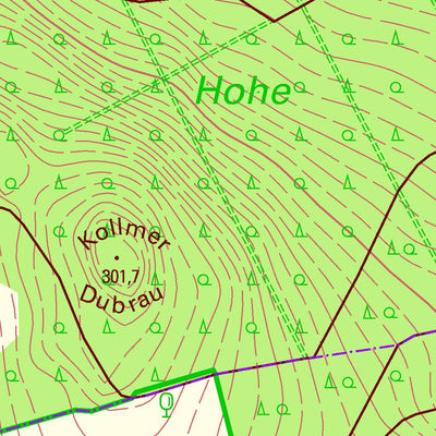 Staatsbetrieb Geobasisinformation und Vermessung Sachsen Groß Radisch, Hohendubrau (1:10,000 scale) digital map
