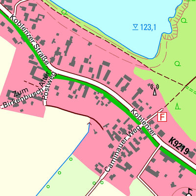 Staatsbetrieb Geobasisinformation und Vermessung Sachsen Groß Särchen, Lohsa (1:10,000 scale) digital map