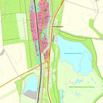 Staatsbetrieb Geobasisinformation und Vermessung Sachsen Großdeuben, Böhlen, Stadt (1:10,000 scale) digital map