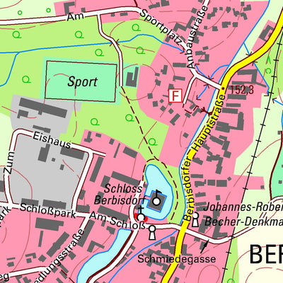 Staatsbetrieb Geobasisinformation und Vermessung Sachsen Großdittmannsdorf, Radeburg, Stadt (1:10,000 scale) digital map